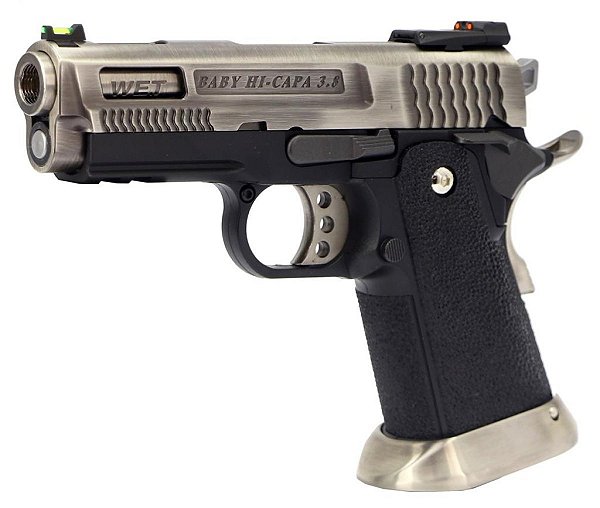 Pistola Airsoft BlowBack GBB HI-CAPA 3.8 BRONTOSAURUS FULL-AUTO