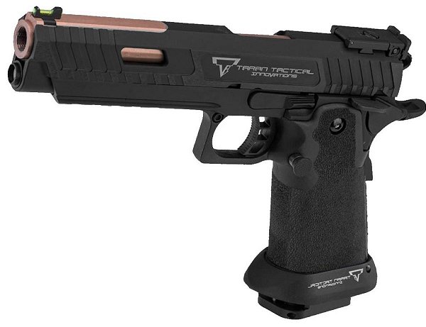Pistola Airsoft BlowBack GBB HI-CAPA 2011 COMBAT MASTER ISLAND BARREL FULL-AUTO