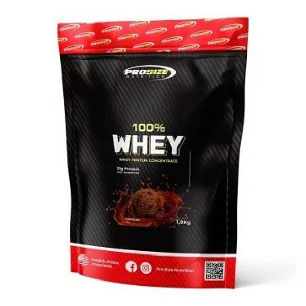 100% Whey Protein Concentrate 1,8Kg -Pro Size Nutrition