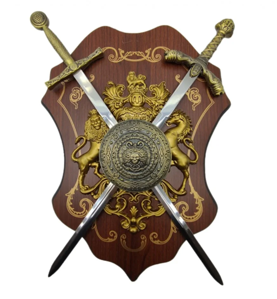 Espadas Medievais Para Parede 37cm