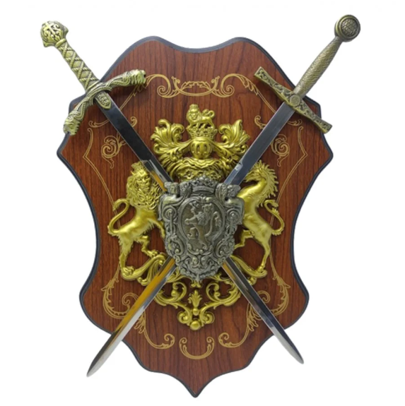 Espadas Medievais Para Parede 37cm