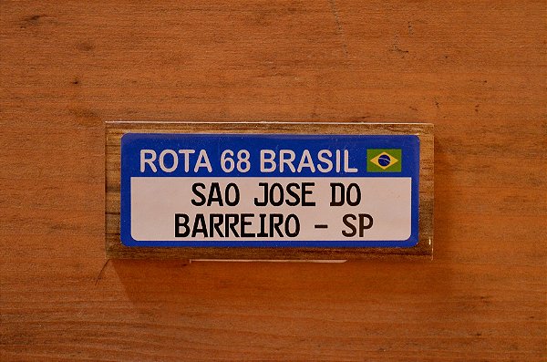 IMÃ PLACA SÃO JOSÉ DO BARREIRO - ROTA 68