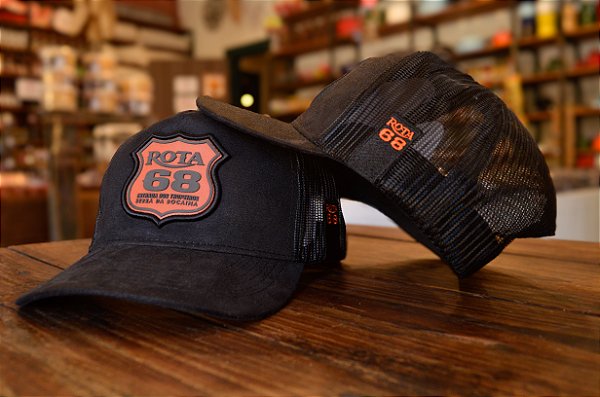 Boné Rota 68 Brasil Clássico Preto