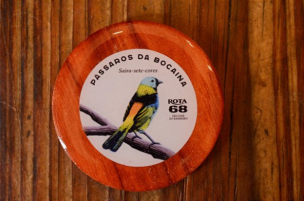 Imã Rota 68 brasil - Coleção Pássaros da Bocaina - 02