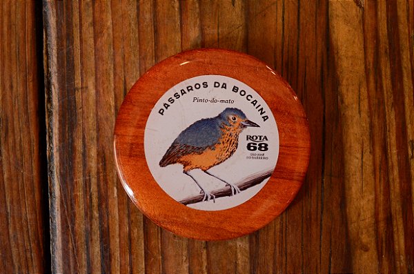 Imã Rota 68 brasil - Coleção Pássaros da Bocaina - 03