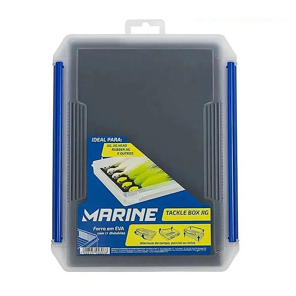 Estojo Marine Sports Tackle Box Jig MTB255J: Organize suas pescarias com praticidade na Ghost Pesca!