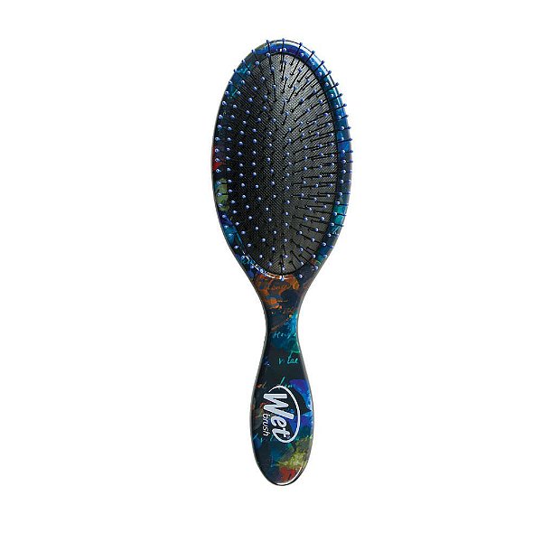 Escova de Cabelo Floral Noturna Azul Wetbrush