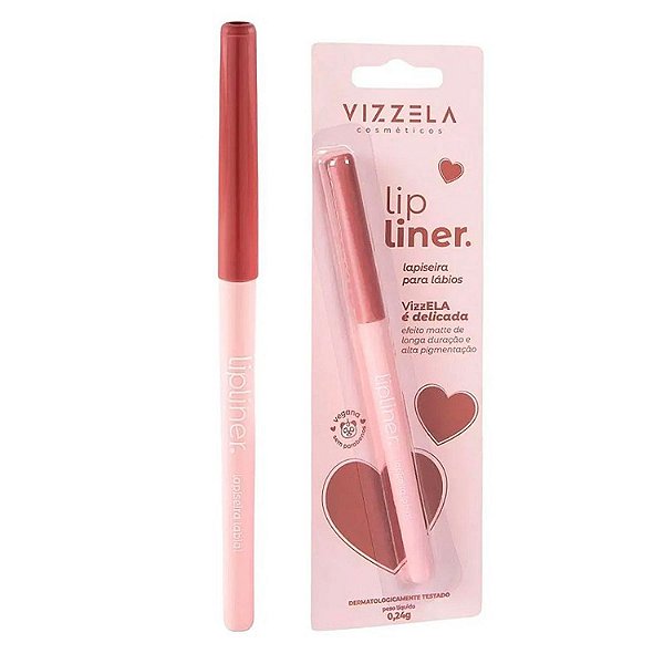 Lapiseira Labial Delicada Lip Liner  01 Vizzela