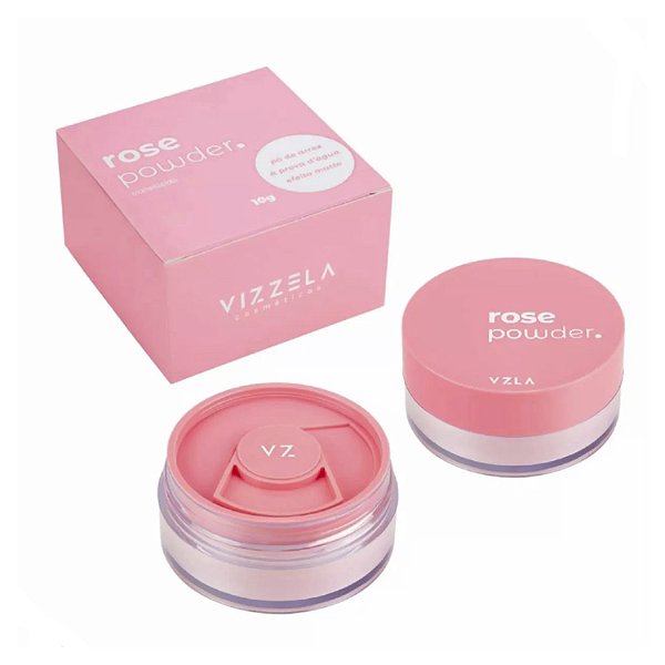 Rose Powder Pó Rosa Matificante Vizzela
