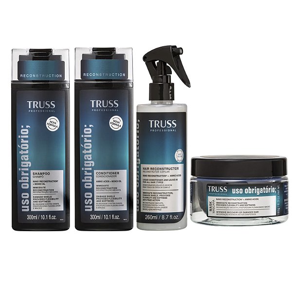 Kit Completo Uso Obrigatório com Máscara e Spray Truss
