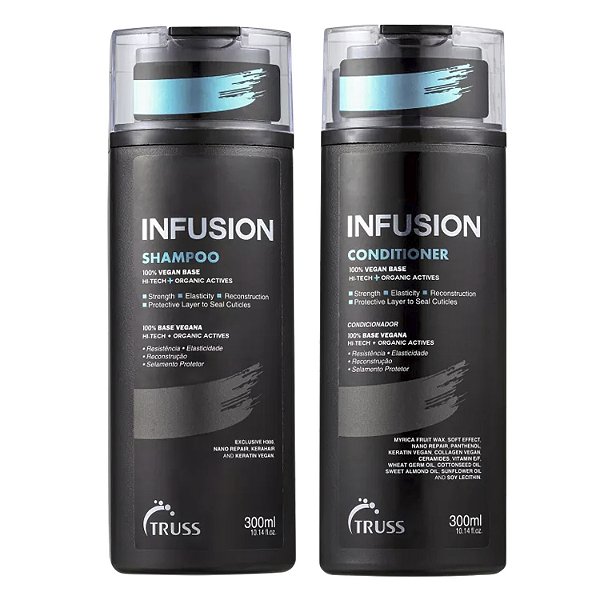 Kit Home Care Shampoo e Condicionador Infusion Truss 300ml