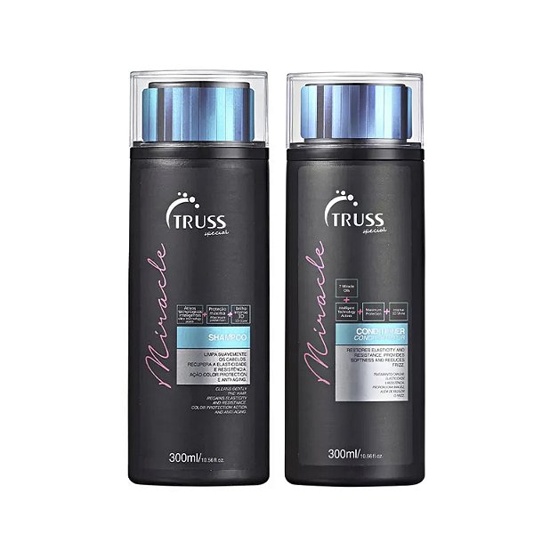 Kit Home Care Shampoo e Condicionador Miracle Truss 300ml