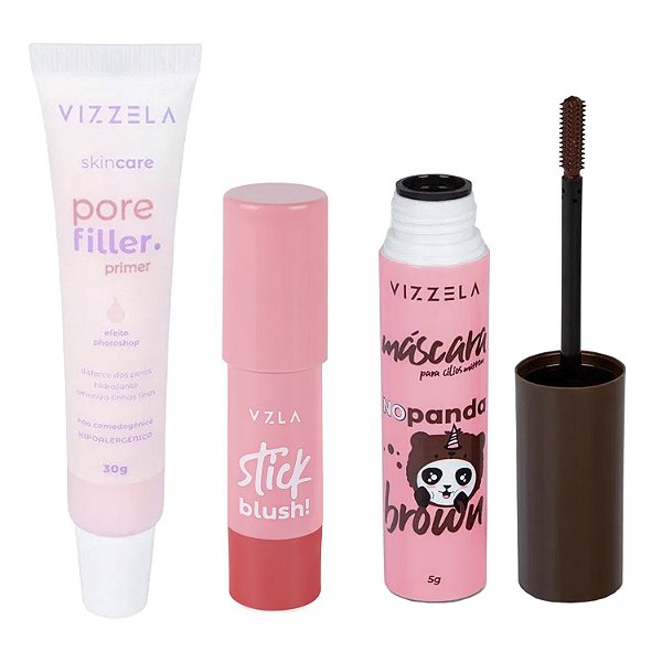 Kit Make Minimalista Realce sua Beleza Vizzela