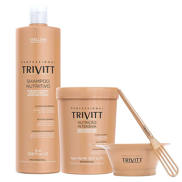 Kit Profissional Nutrição Intensiva Trivitt Itallian