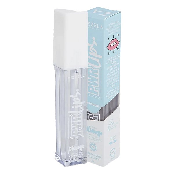 Gloss Power Lips Incolor  Vizzela