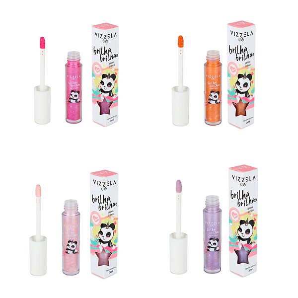 Gloss Infantil Brilha Brilha Vizzela