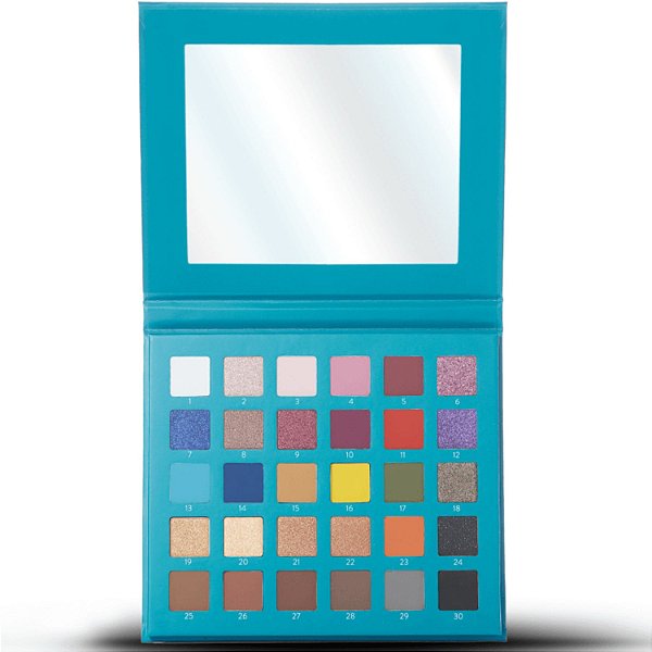 Paleta de Sombras 30 Cores com Espelho Catharine Hill