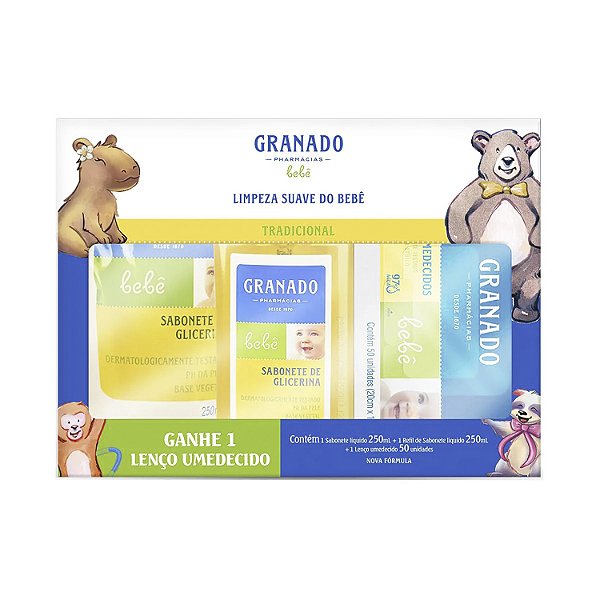 Kit Limpeza Suave do Bebê Granado