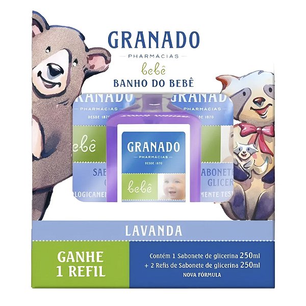 Kit Banho do Bebê Lavanda Granado