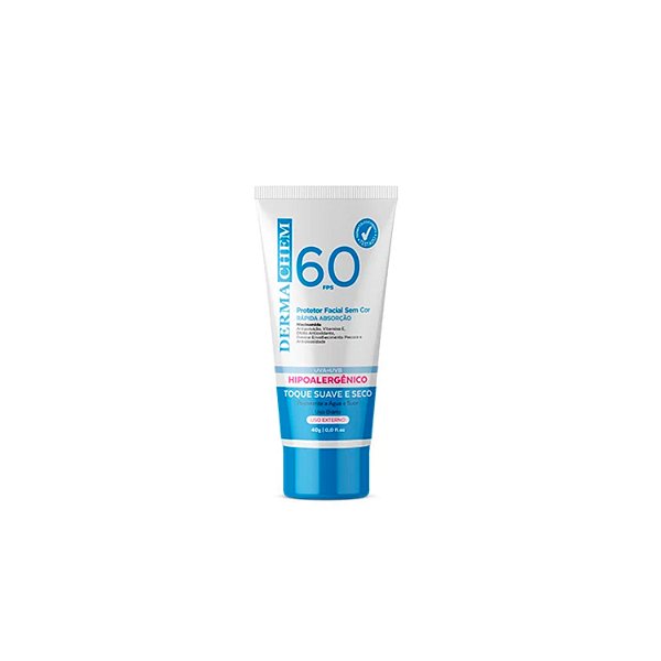 Protetor Facial sem Cor 60 FPS  Dermachem