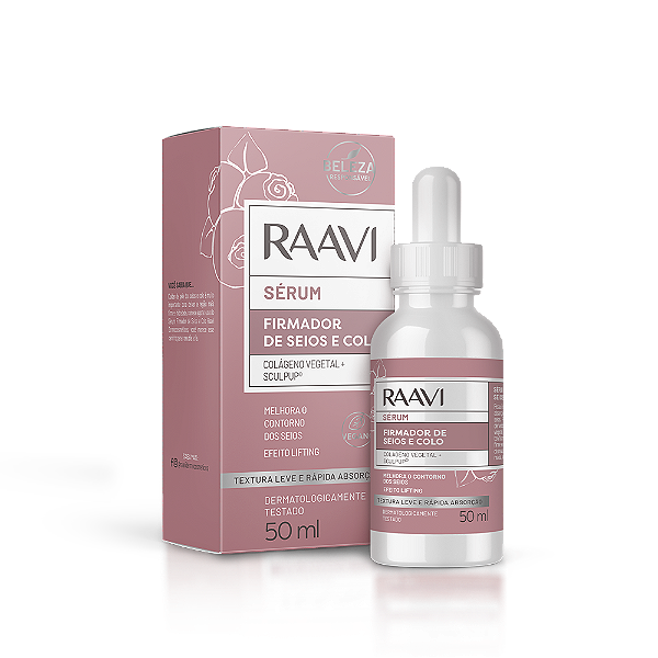 Sérum Firmador De Seios E Colo Raavi 50ml