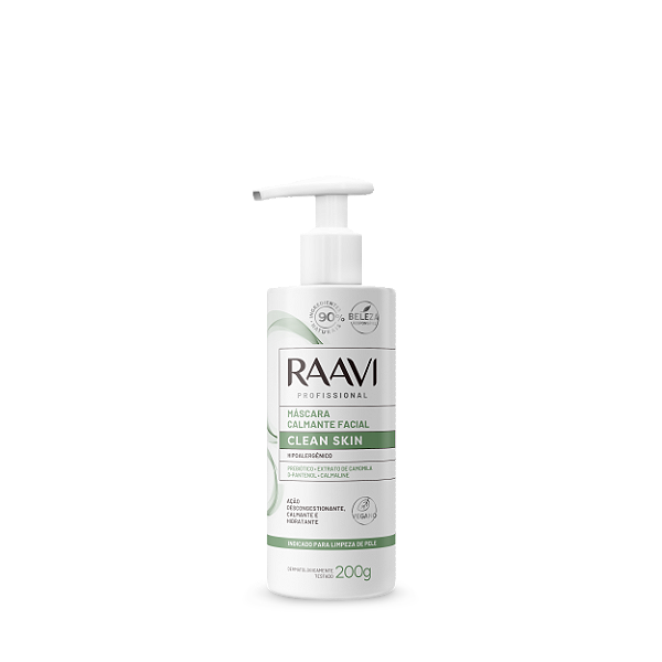 RAAVI Máscara Calmante Facial Clean Skin 200 G