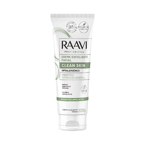Creme Esfoliante Facial Clean Skin Raavi 200g