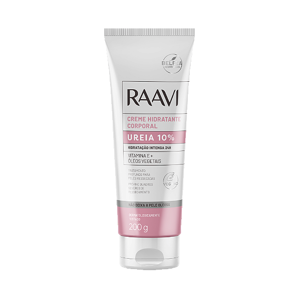 RAAVI Creme Hidratante Corporal Ureia 10% 200G