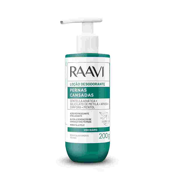 Raavi Loção Desodorante Pernas Cansadas 200g