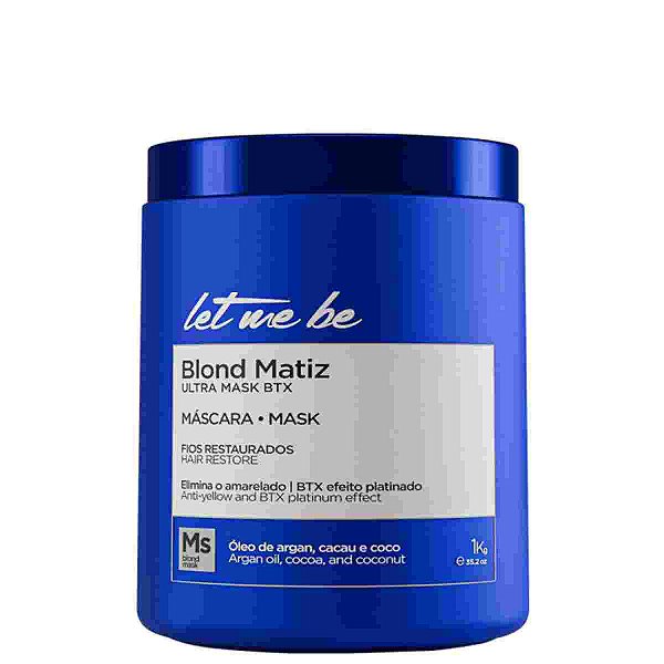 LET ME BE B-BTOX BLOND MATIZ ULTRA MASK - 1KG
