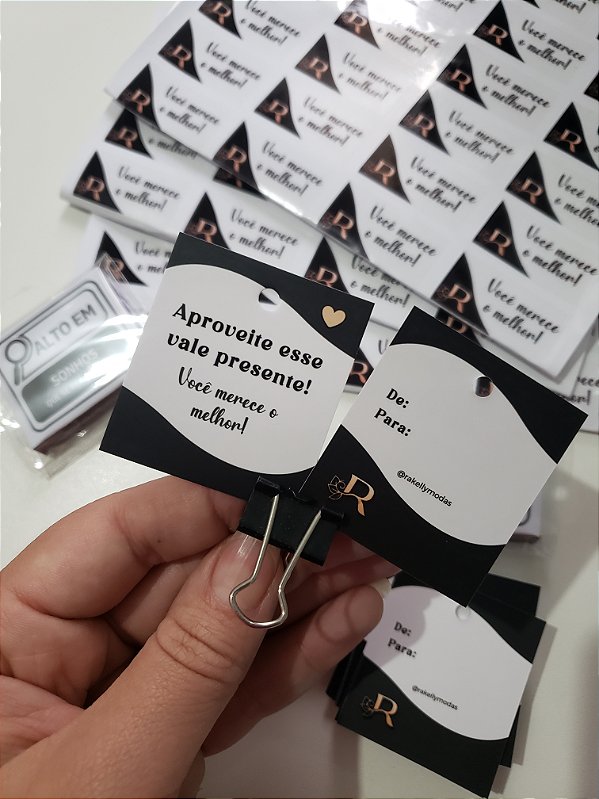 Tag 4,3x4,8cm Premium - PERSONALIZADO