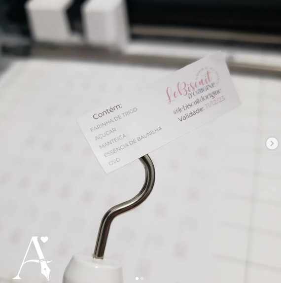 Adesivo 4x1,5cm - PERSONALIZADO