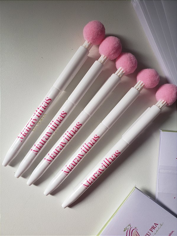 Caneta plástica personalizada - PERSONALIZADO