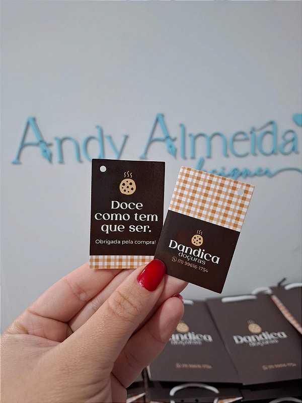 Tag 4x6cm - PERSONALIZADO