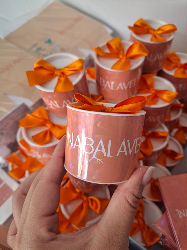 (Holográfica) Mini Tubolata 6x5cm - PERSONALIZADO