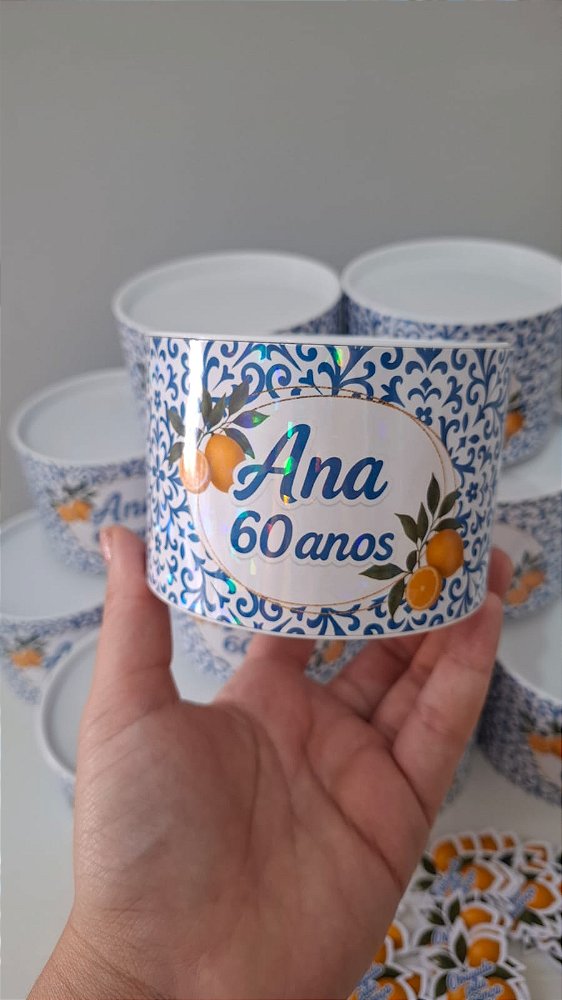 (HOLOGRÁFICA) Tubolata 7x10cm - PERSONALIZADO