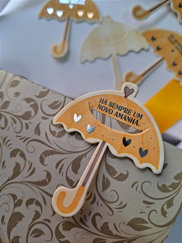 Sem personalizar - 20un Mini marcador de página Setembro Amarelo - FULL