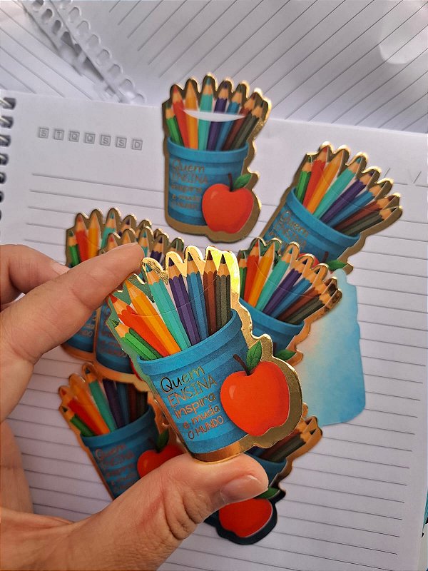 Sem personalizar - 20un Mini marcador de páginas PROFESSORES - FULL