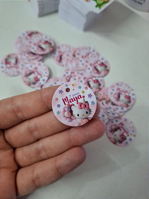 Tag 3cm redonda - PERSONALIZADO