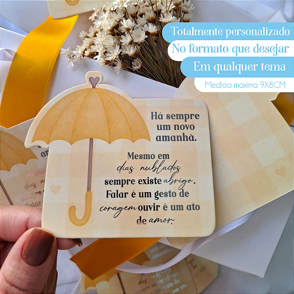 Recorte especial Postal/Cookie Card Premium Até 8x9cm - PERSONALIZADO