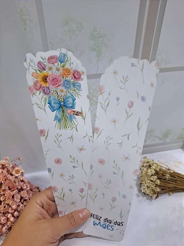 PERSONALIZADO - Tirinhas Floral Candy - Antigordura - Dia das Mães