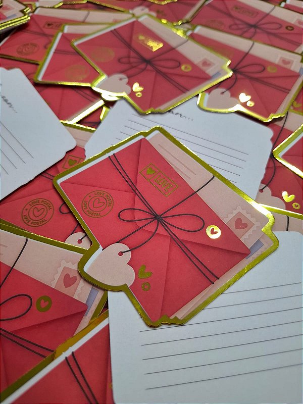 Sem personalizar - 20 Un Mini Postal Cartas - AMOR - Dia dos Namorados