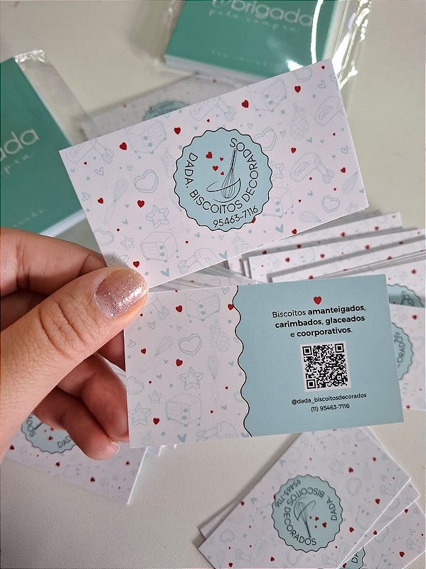(VERNIZ TOTAL) Cartão de visita ou fidelidade - PERSONALIZADO