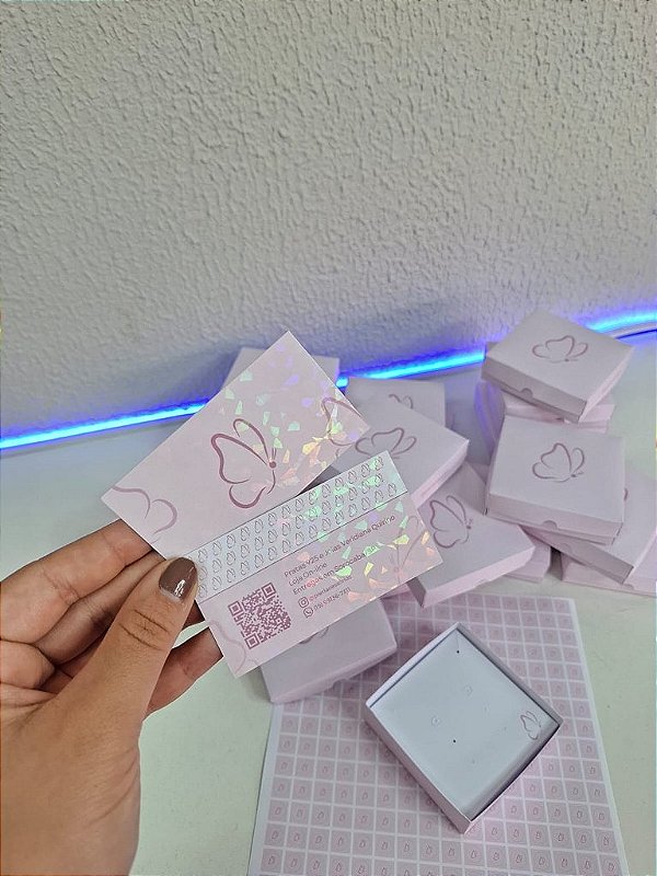 (HOLOGRÁFICO) Cartão de visita ou fidelidade - PERSONALIZADO
