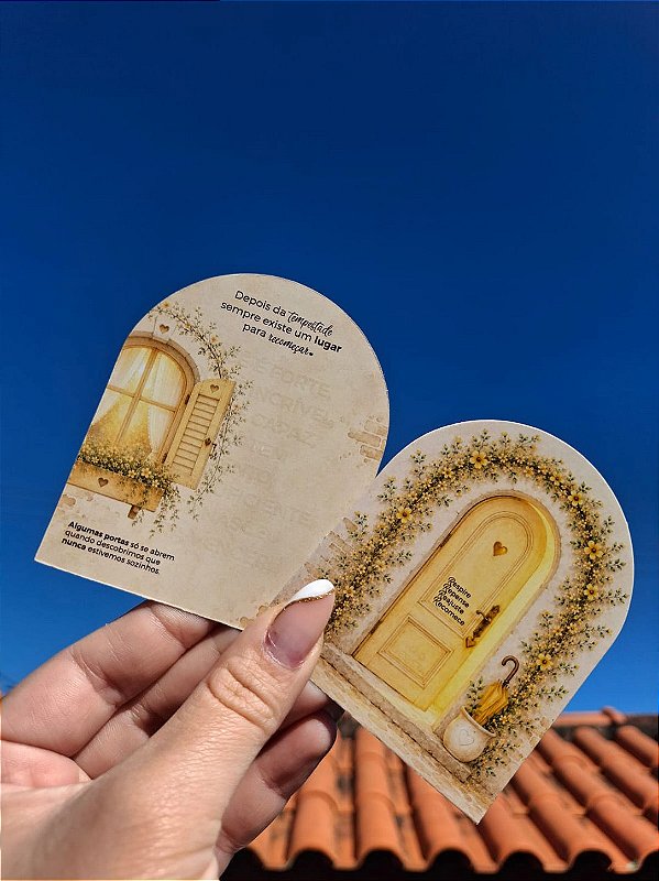 Sem personalizar - 20 Un Postal PORTA - Setembro Amarelo