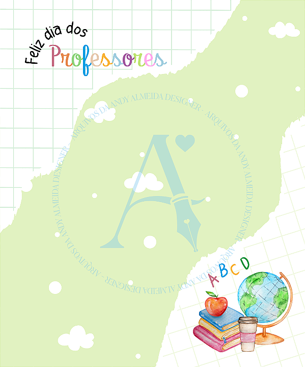 (DIGITAL) Cookie Card (Postal) 10x12cm - Green