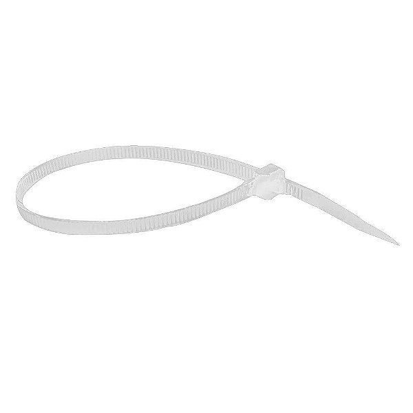 Abraçadeira de Nylon 140×2,5mm 100 Peças Preto