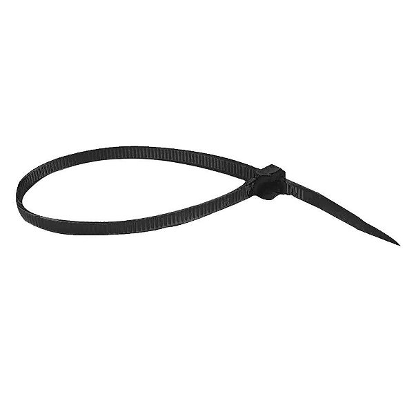 Abraçadeira de Nylon 400x4,8mm 30 Peças Preto