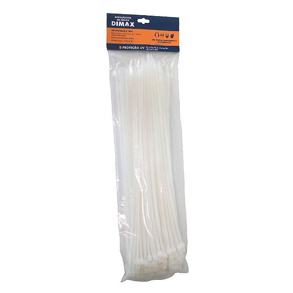 Abraçadeira de Nylon 640x12mm Branco