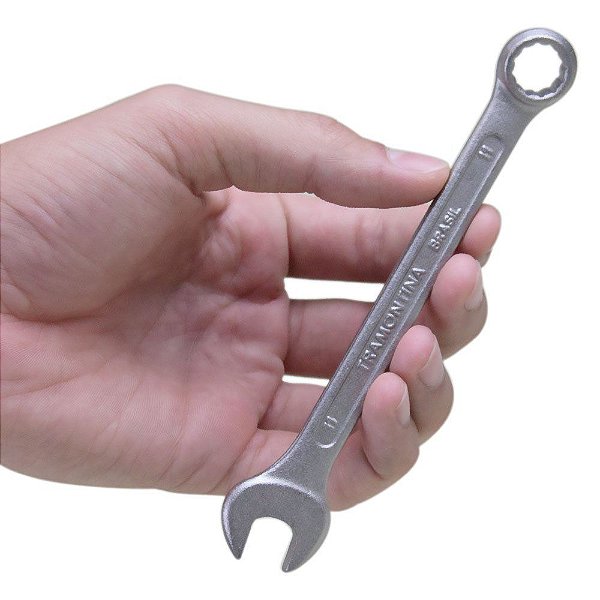 Chave Combinada 11 mm Tramontina Basic c/ Corpo em Aço Especial Cromado